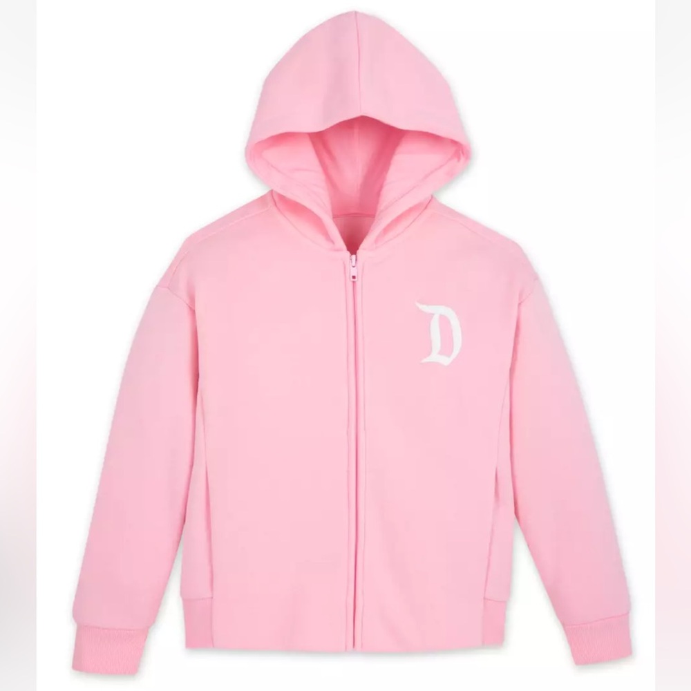 Disneyland Logo Zip Hoodie for Girls - Pink